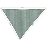 Shadow Comfort driehoek 4,5x5x5,5m Country Blue met set