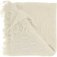 Unique living Plaid Fee - Polyester - Wit - 127x152 cm - (BxL)