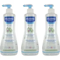 Mustela Reinigend Water Zonder Spoelen met Avocado 3 x 500ml