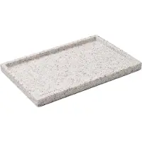Humdakin Zeepschaal Terrazzo Square Red Beige (30 x 20 cm)