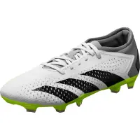 Adidas Predator Accuracy.3 L FG Voetbalschoenen Senior Wit - Zwart - Grijs - Lime Groen 42