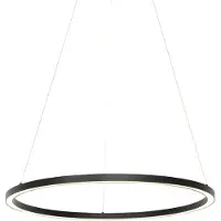QAZQA Smart hanglamp zwart 80 cm incl. LED en RGBW - Girello