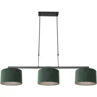 Steinhauer Stang LED Hanglamp | 3x E27 40W | Dimbaar | Groen/Zwart