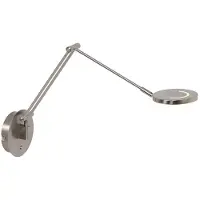 Steinhauer Wandleeslamp Soleil 3259ST Staal