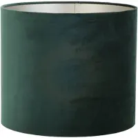 Light & Living Cilinder lampenkap Velours - Groen - Ø50x38cm - Modern