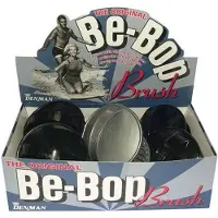 Denman D6 borstel rond shampoo massage zwart/ zilver 12st