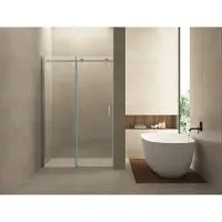 Wiesbaden Slide nis schuifdeur 1700 x 2000 x 8 mm nano helder glas/chroom