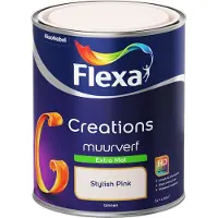 Flexa - Creations Muurverf Extra Mat - Stylish Pink - Mengverf - 1 L