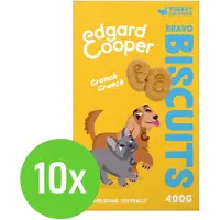 Edgard & Cooper Biscuit Turkey 400 gr - hondensnack - 10 verpakkingen