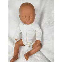 Babidu Romper/Body | Knoopjes voor| Lange Mouw | 1180 | Beige / Creme | Jongen | 6 maand | Maat 68