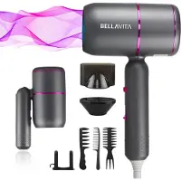 Bellavita Föhn - Haardroger - Föhn Met Diffuser - 2000W - Opvouwbaar - Fohn - Inklapbaar - 3 Warmtestanden - Ionentechnologie