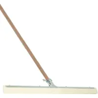 Betra Vloertrekker/douchetrekker voor water metaal/rubber 55 cm met houten steel 130 cm - Vloerwissers
