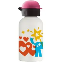 Laken drinkfles dubbelwandig isolerend met drinkdop, thermos