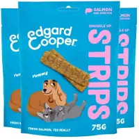 Edgard & Cooper 3x Adult Strips Zalm & Kip 75 gr