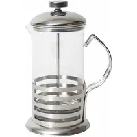 Gerimport French press koffiemaker - cefetiere - 600 ml - glas/rvs - Cafetiere