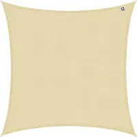 Kopu schaduwdoek vierkant 280 gram waterdoorlatend 3x3 m creme
