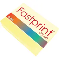 Fastprint 5 x Kopieerpapier A4 - 80gr - geel - 5 x 500 vel