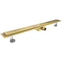 Boss & Wessing Douchegoot BWS Colorato Compleet 80cm Geborsteld Goud