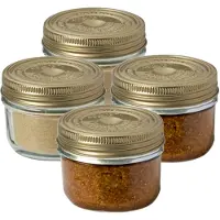Le Parfait 8x Luchtdichte weckpotten transparant glas 200 ml - Weckpotten