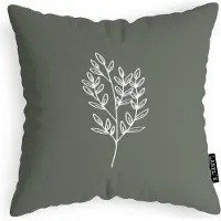 Label2X Kussen flower green