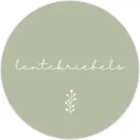 Label2X Muurcirkel lentekriebels groen