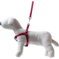 Happet - Leash & Harness Set Nylon L / Soft Style / Red - Jc53 - Z-jc53jj - 1st