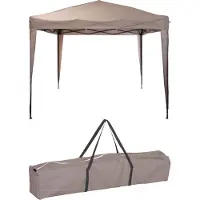 Ambiance Partytent | | 295 x 295 x 250 cm (Taupe, Polyester, UPF 30+)