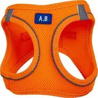 Animal Boulevard Ab32218 - Hals- En Leibanden - Hond - Ab Air-mesh Comfortharnas Oranje-m 6-9kg - Maat: M 6-9kg - 199891