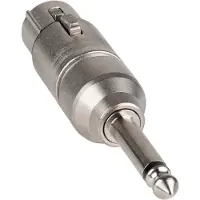 Neutrik NA2FP XLR (v) - 6,35mm Jack mono (m) adapter