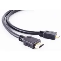 S-Impuls Mini HDMI - HDMI kabel - versie 1.4 (4K 30Hz) - verguld / zwart - 3 meter