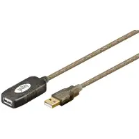 Goobay actieve USB naar USB verlengkabel - USB2.0 - tot 0,5A - 5 meter