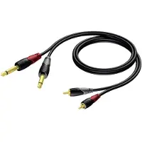 Procab CLA631/3 Tulp Naar Jack Kabel