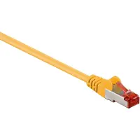 Goobay S/FTP CAT6 Gigabit netwerkkabel / geel - LSZH - 25 meter