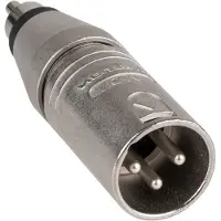 Neutrik NA2MPMM XLR (m) - RCA (m) adapter