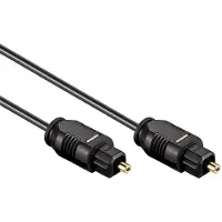 Goobay Digitale optische Toslink audio kabel - 2,2mm / zwart - 10 meter