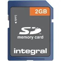 Integral SD Geheugenkaart 2GB - MLC Flash - FAT16 - Voor Camera, MP3-speler & Navigatie