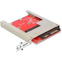 DeLOCK mSATA naar SATA adapter, incl. 2,5", Accessoires voor harde schijven