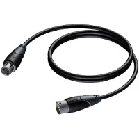 Procab CLD955 5-pins XLR (m) - 5-pins XLR (v) DMX kabel - 5 meter