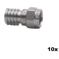 Hirschmann krimp F-connector F-59-ALM 3,9/7,2 - 10 stuks