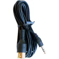 Cavus 5-pins DIN - 3,5mm Jack audiokabel voor B&O / zwart - 3 meter