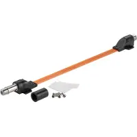 Goobay F (v) - F (v) deur/raam coax adapter / weerbestendig - 0,20 meter