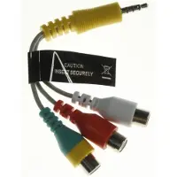 Samsung LED TV 3,5mm Jack 4-polig - Composiet adapter BN39-02189A - 0,10 meter