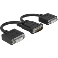 DeLOCK DMS-59 (m) naar 2x DVI-I (v) adapter - 0,20 meter