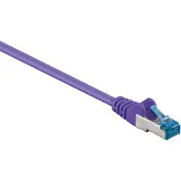 Goobay S/FTP CAT6a 10 Gigabit netwerkkabel / paars - LSZH - 7,5 meter