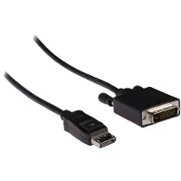 MaxTrack DisplayPort naar DVI kabel - DP 1.1 (1920 x 1200) / zwart - 3 meter