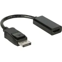S-Impuls DisplayPort naar HDMI adapter - DP 1.1 / HDMI 1.3 (Full HD 1080p) / zwart - 0,15 meter