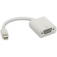 Dolphix Mini DisplayPort 1.1 naar VGA adapter / wit - 0,15 meter