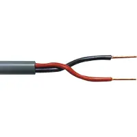 Ginza.se C275 flexibele OFC luidspreker kabel met dubbele mantel - 2x 1,50mm² / zwart - 100 meter