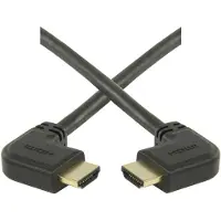 Dolphix HDMI kabel - 90° haakse connectoren (links/rechts) - versie 1.4 (4K 30Hz) - 0,50 meter