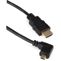 Dolphix Micro HDMI - HDMI kabel - 90° haaks naar links - versie 1.4 (4K 30Hz) - 0,50 meter